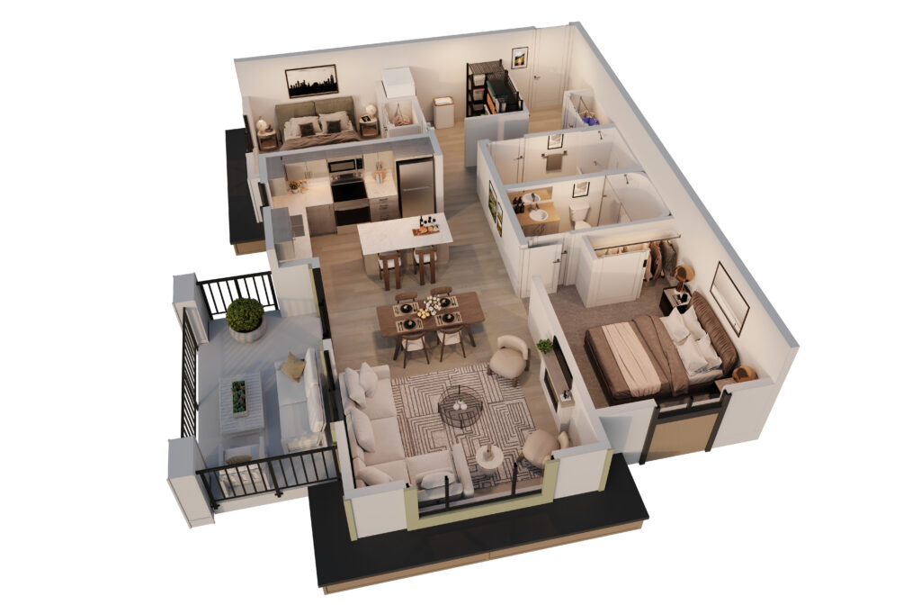 2025.01.31 - Dollhouse plan D1 - 2 bed