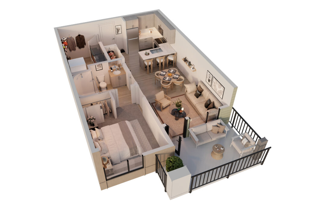2025.03.10 Dollhouse plan B1 - 1 bed